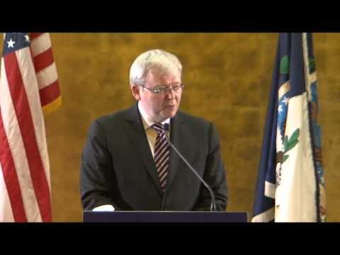 Prime Minister Kevin Rudd Speaking at Georgetown University SFS-Q