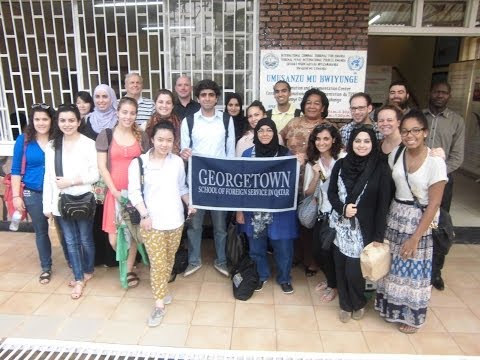 Georgetown in Qatar Zones of Conflict Zones of Peace Trip to Rwanda