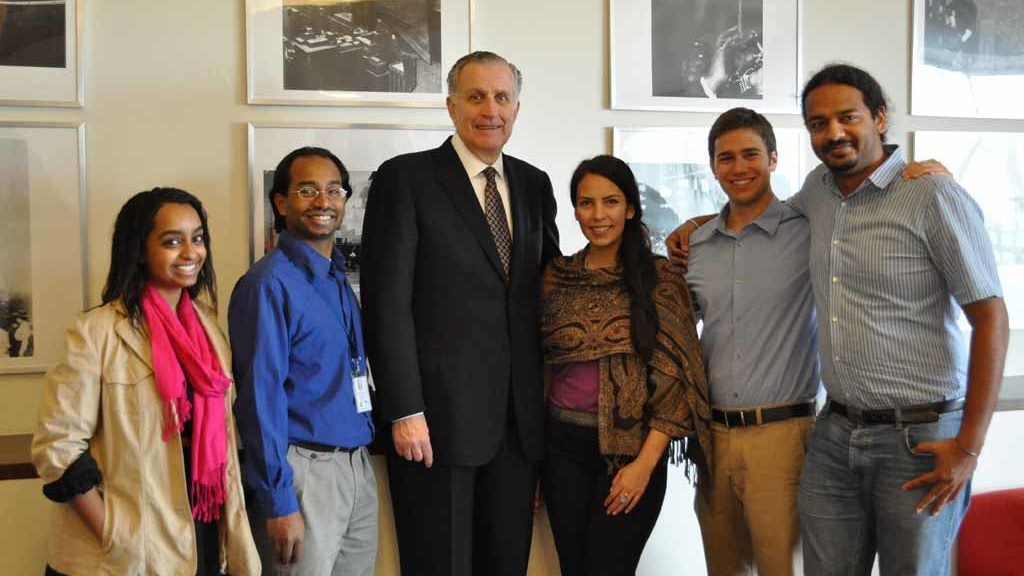 American Sports Legend Paul Tagliabue Visits Georgetown SFS-Qatar