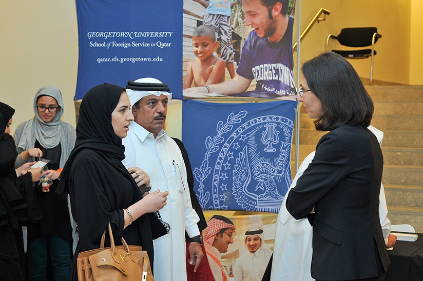 Assistant Director for Admissions Talks to Parents