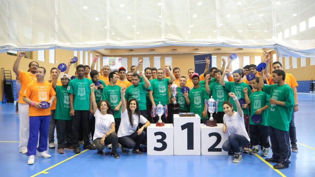 Georgetown's Amal Club team and Best Buddies Qatar up for an Inclusive Sports Festival