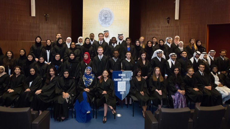 Georgetown University Commences its Eleventh Academic Year in Education City with New Student Convocation Ceremony