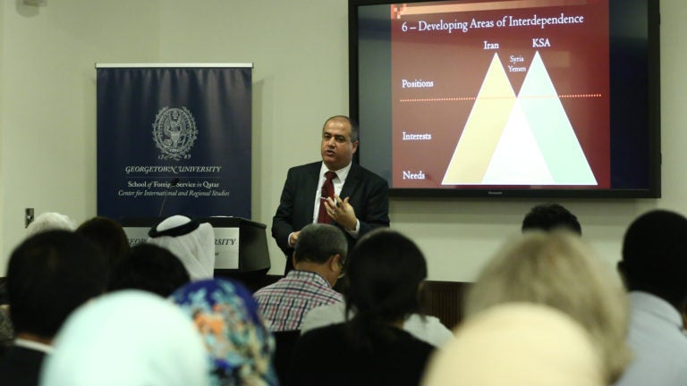 Georgetown Professor Tackles Saudi-Iranian Relations at a Public Lecture