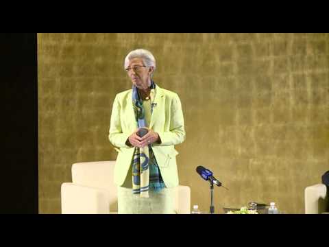 IMF Managing Director Christine Lagarde at GU-Q