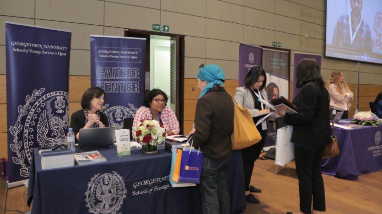 Georgetown Takes Part in Education City Career Fair 2016