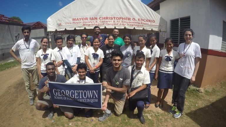 Georgetown Students Explore the Complexities of Disaster Management in the Philippines Through the Community Engagement Program