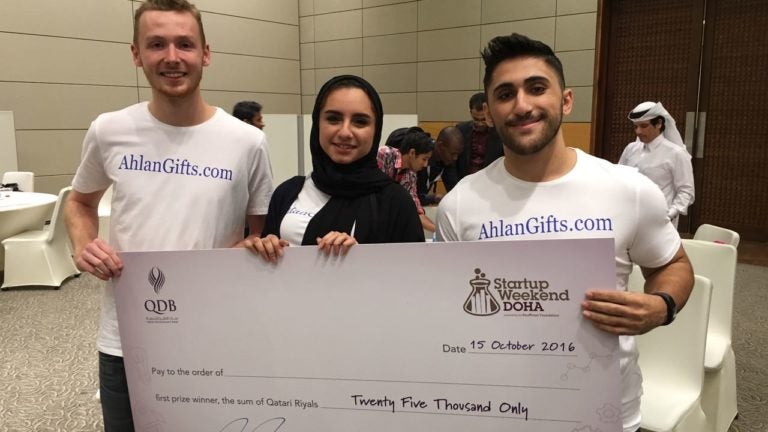 Georgetown Students Win at Startup Weekend Doha