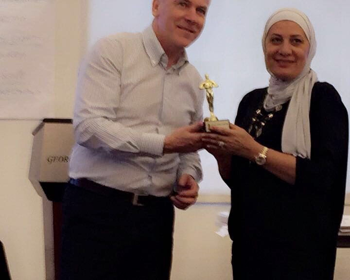 Hadeel Salameh wins 'Oscar' at Project Management Training Course