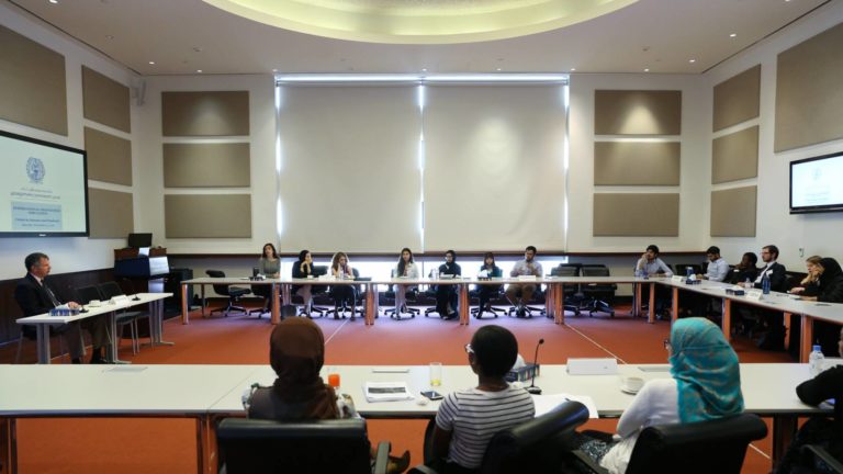 Georgetown Students Act as Diplomats for a Day as Part of International Negotiation Exercise