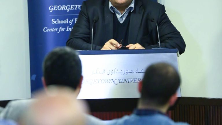 Azmi Bishara Talks Democracy in the Middle East at Georgetown