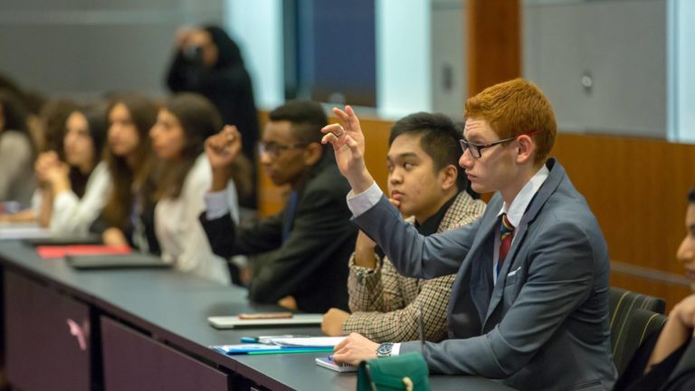 Students Debate Global Issues at Georgetown Model United Nations