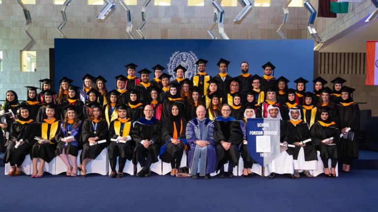 Georgetown Celebrates its Tenth Graduation Ceremony in Qatar