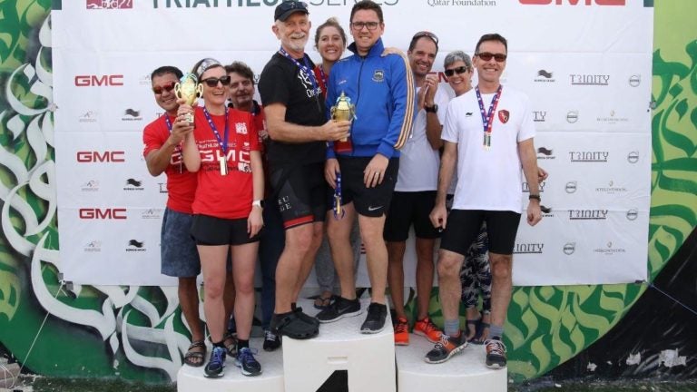 GU-Q teams bring home Qatar Foundation Triathlon wins