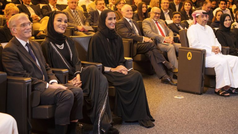 Her Highness Sheikha Moza bint Nasser Attends Celebration Shining the Spotlight on Georgetown University in Qatar’s Research Impact