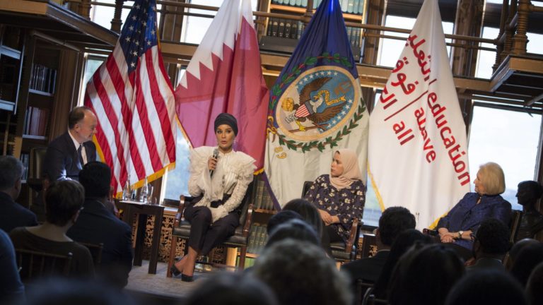 H.H. Sheikha Moza at Georgetown-EAA Seminar