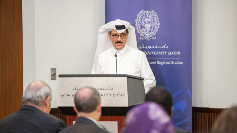 Georgetown Ambassador in Residence H.E. Dr. Al-Kawari Gives Public Talk