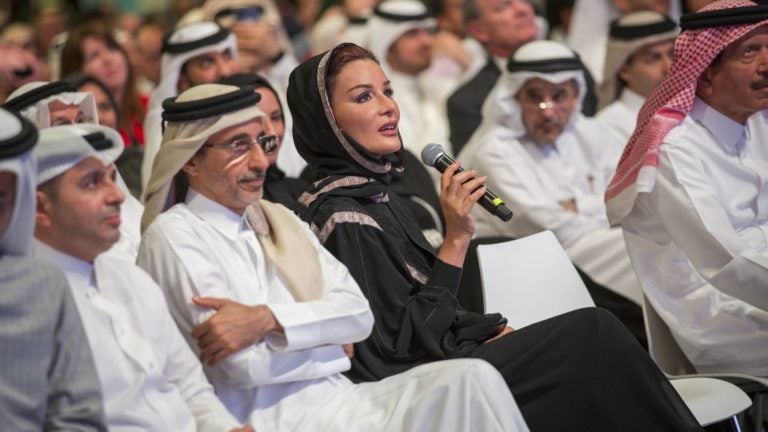 لقاء حاشد لمؤسسة قطر تشارك به أسرة جورجتاون