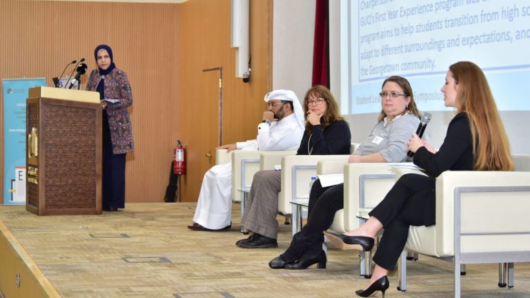 Georgetown and Qatar University Launch First Student Learning Support Symposium: Gathering Strengthens QF’s Education Mission