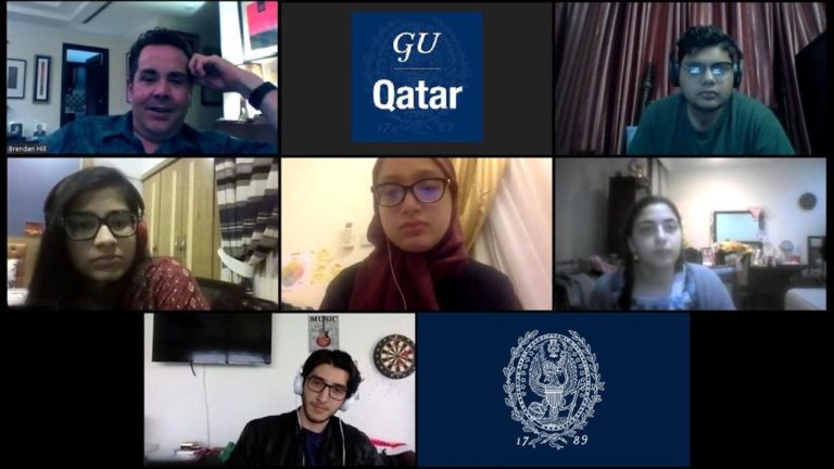 Georgetown Students Recreate Qatar Foundation Communities Online