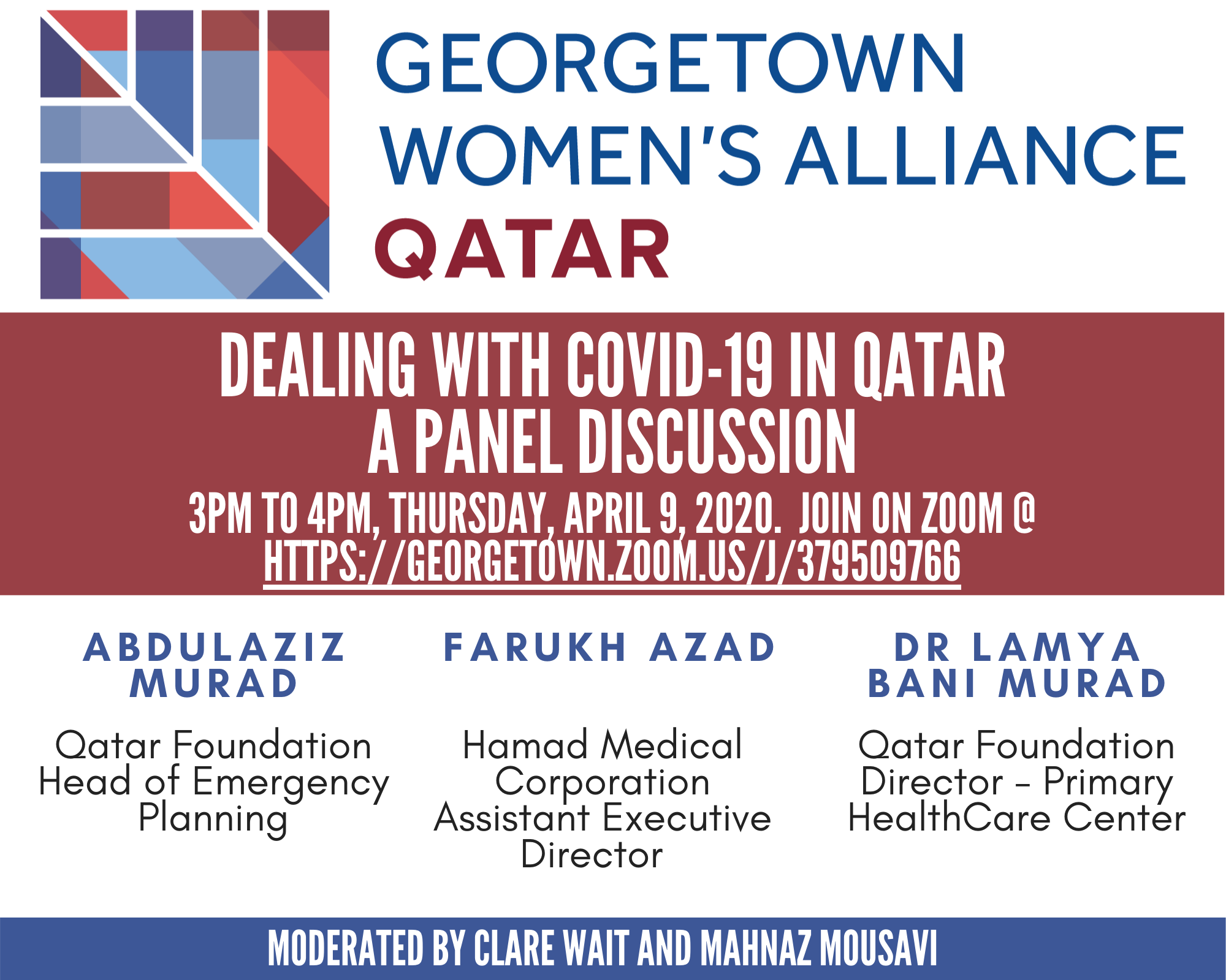 Dealing with COVID-19 in Qatar; A Panel Discussion