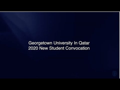 GU-Q New Student Convocation 2020