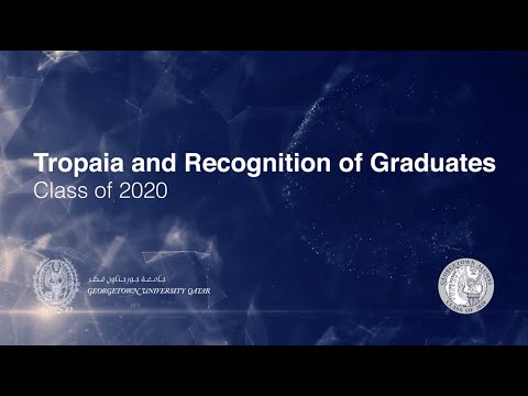 GU-Q Tropaia & Recognition of Graduates 2020