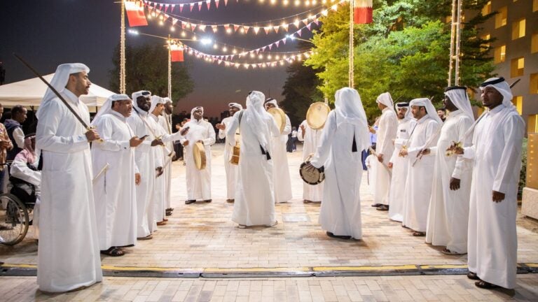 Comedian Hamad Al-Amari Entertains at Qatar National Day Celebration